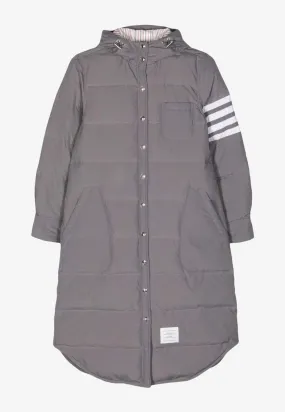 4-bar Stripes Padded Parka