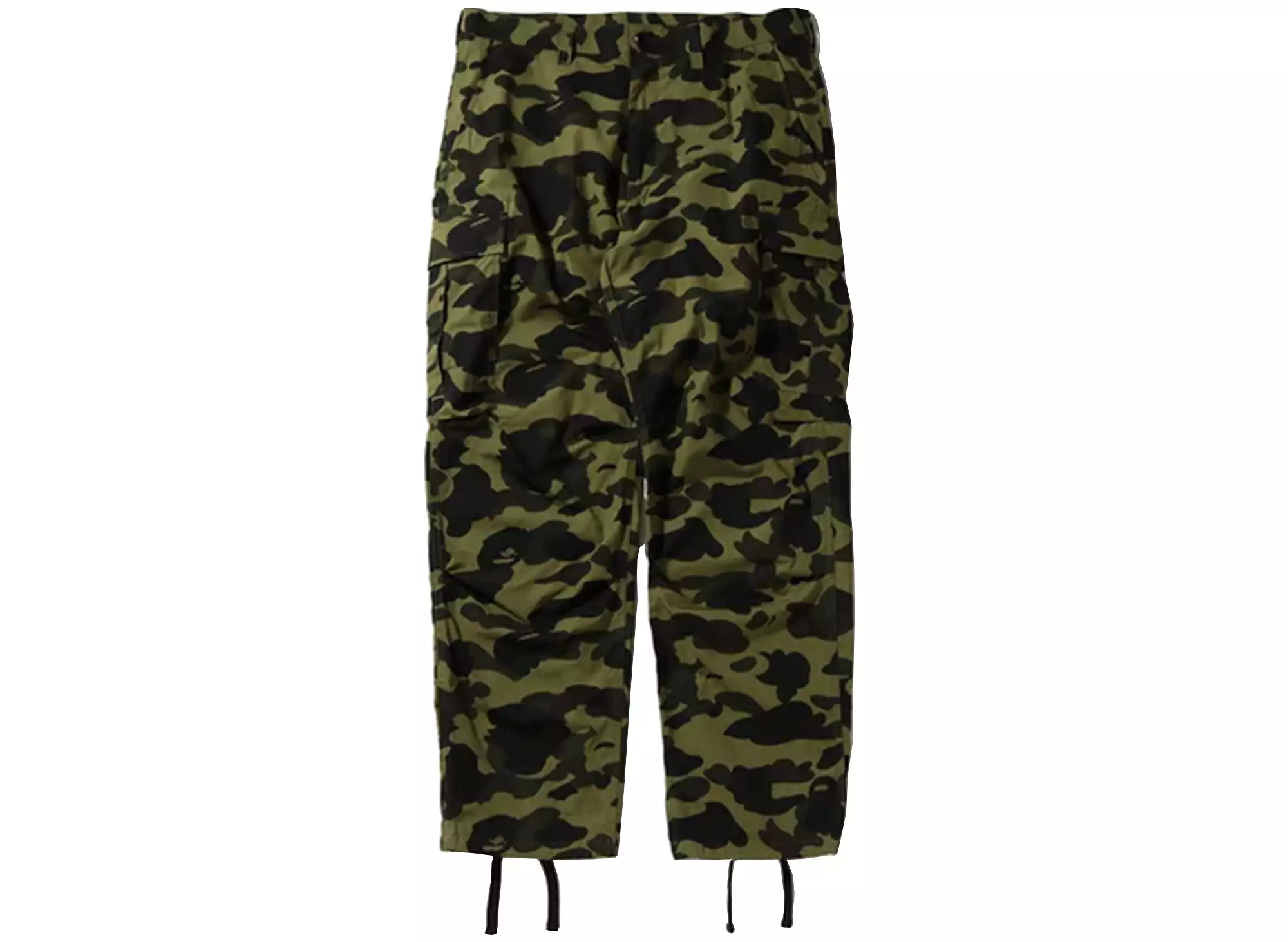 A Bathing Ape First Camo Cargo Pants in Green xld