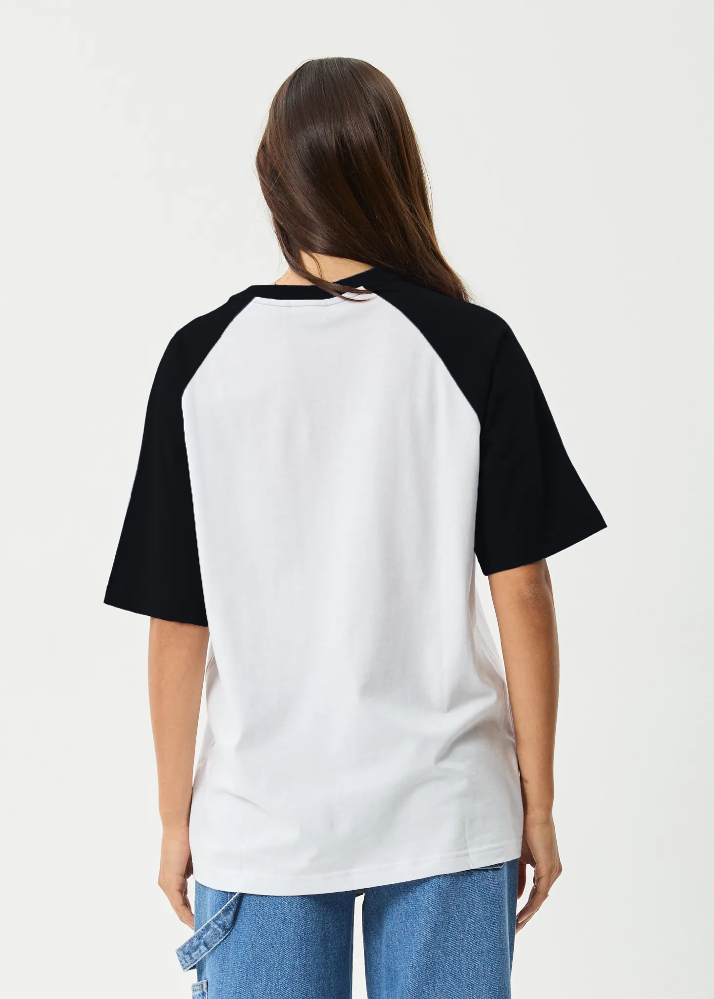 AFENDS Womens Ryan - Oversized Raglan Tee - Black