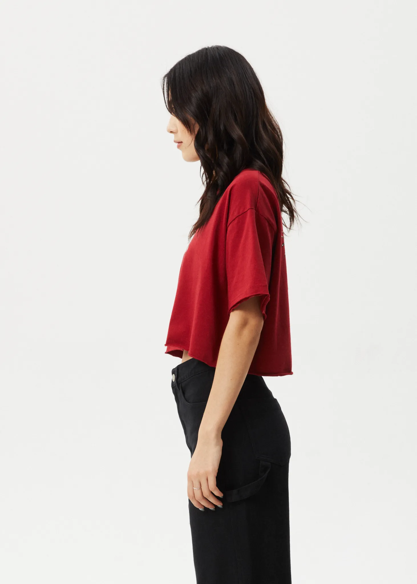 AFENDS Womens Scorpio Slay - Slay Cropped Tee - Ketchup