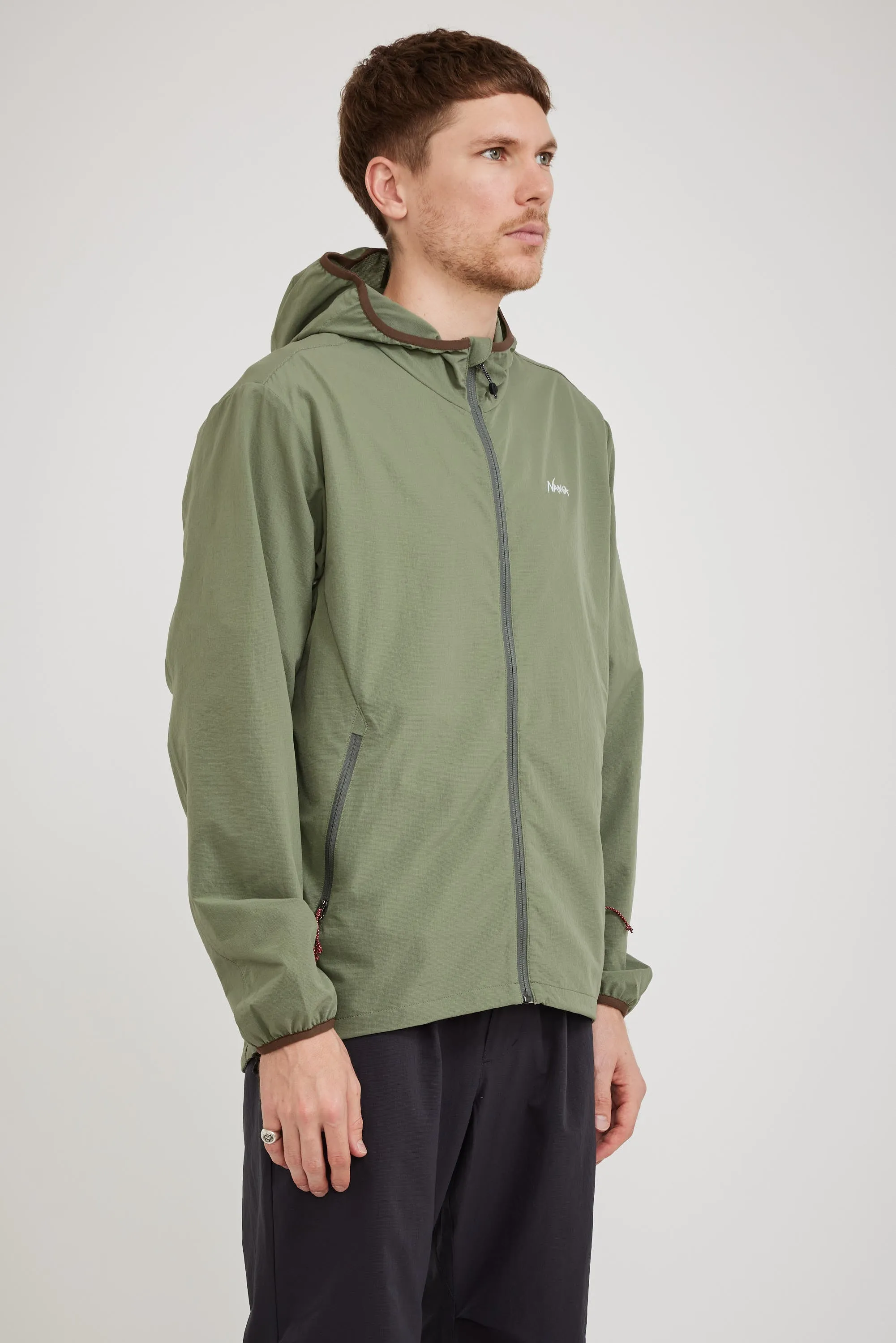 Air Cloth Comfy Zip Parka Olive Drab