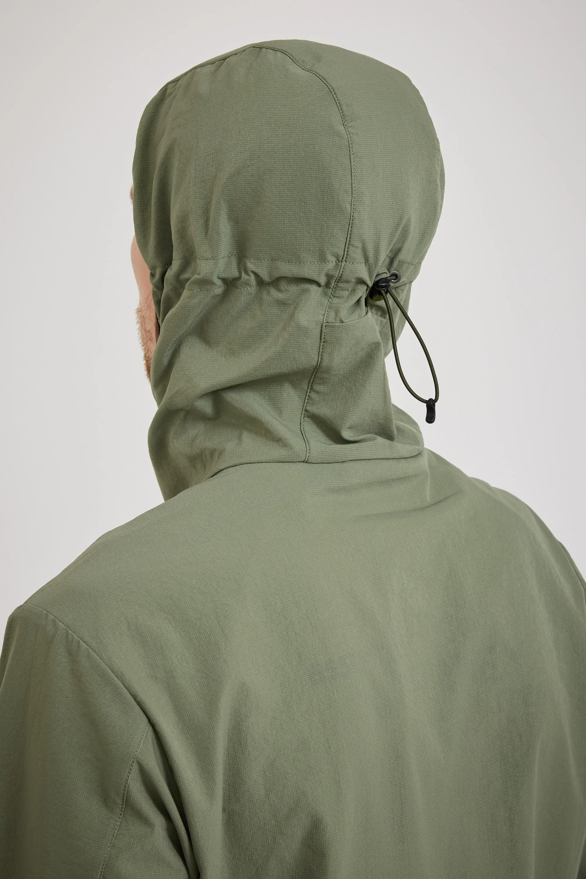 Air Cloth Comfy Zip Parka Olive Drab