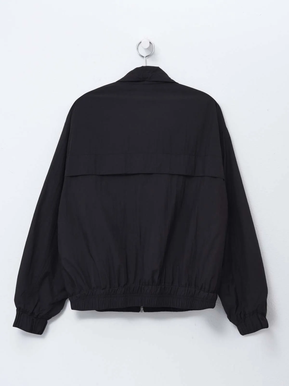 Ami Zipped Windbreaker - Black