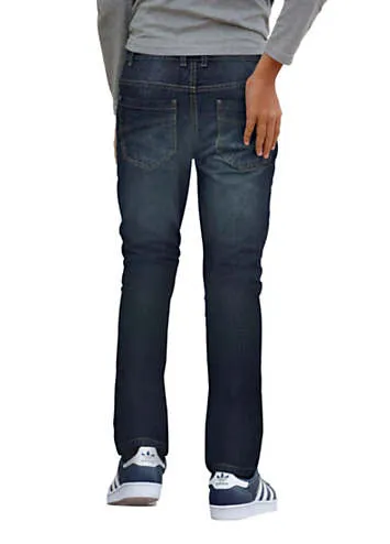 Arizona Kids Stretch Straight Leg Jeans | Grattan