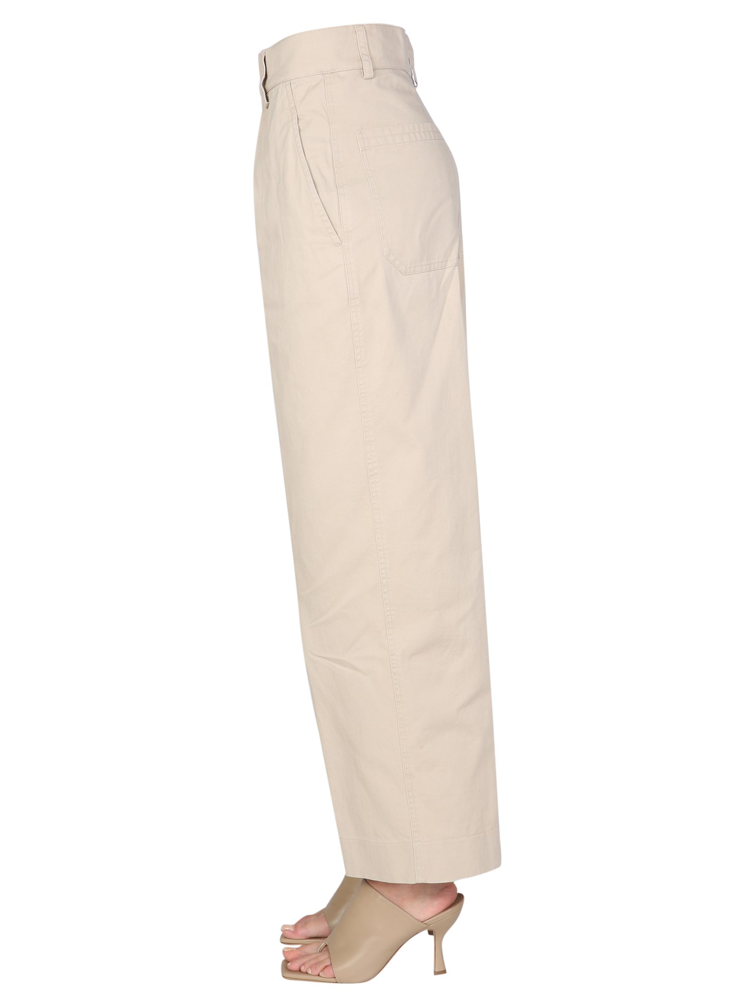 ASPESI    STRAIGHT LEG COTTON PANTS