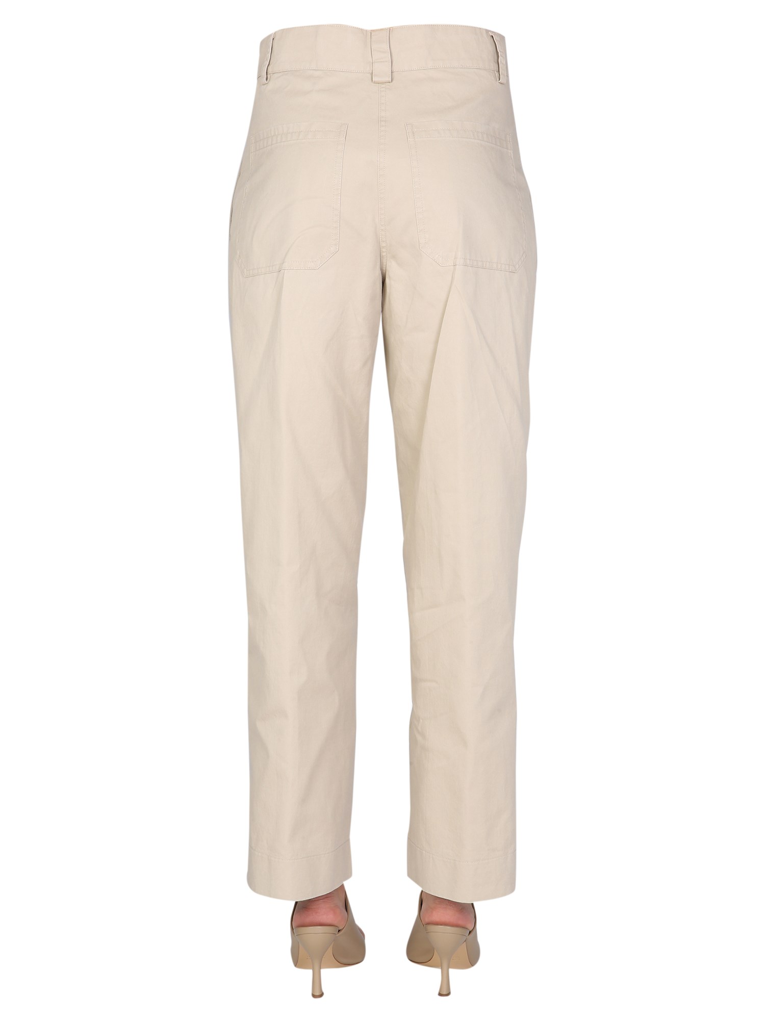 ASPESI    STRAIGHT LEG COTTON PANTS