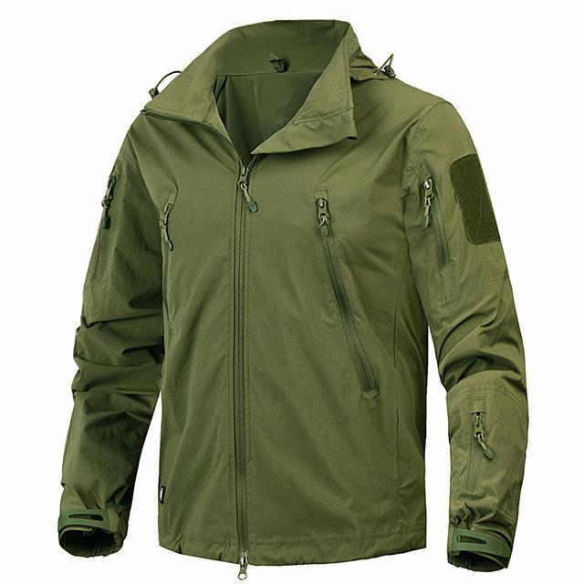 Autumn Men's Military Tactical US Army Hat Detachable Jacket Outerwear