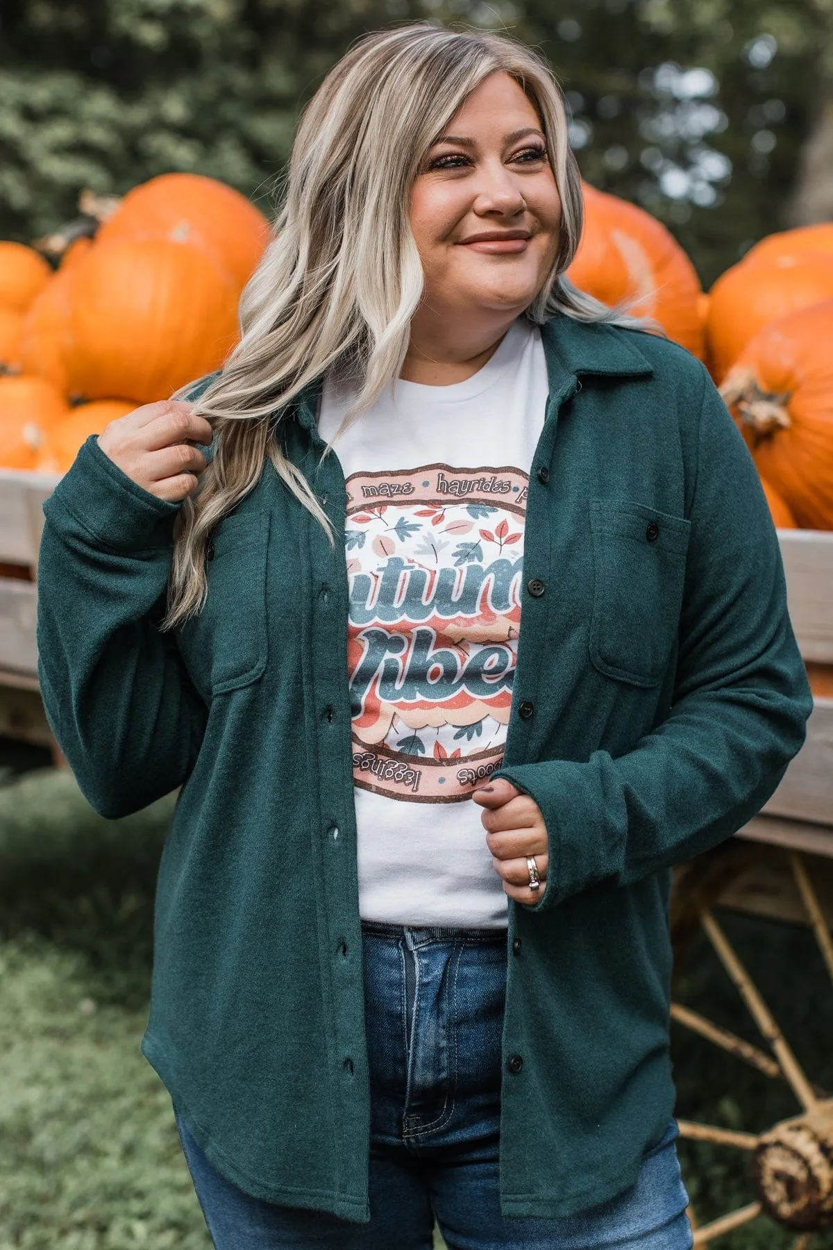 Autumn Vibes Graphic Tee- Ivory