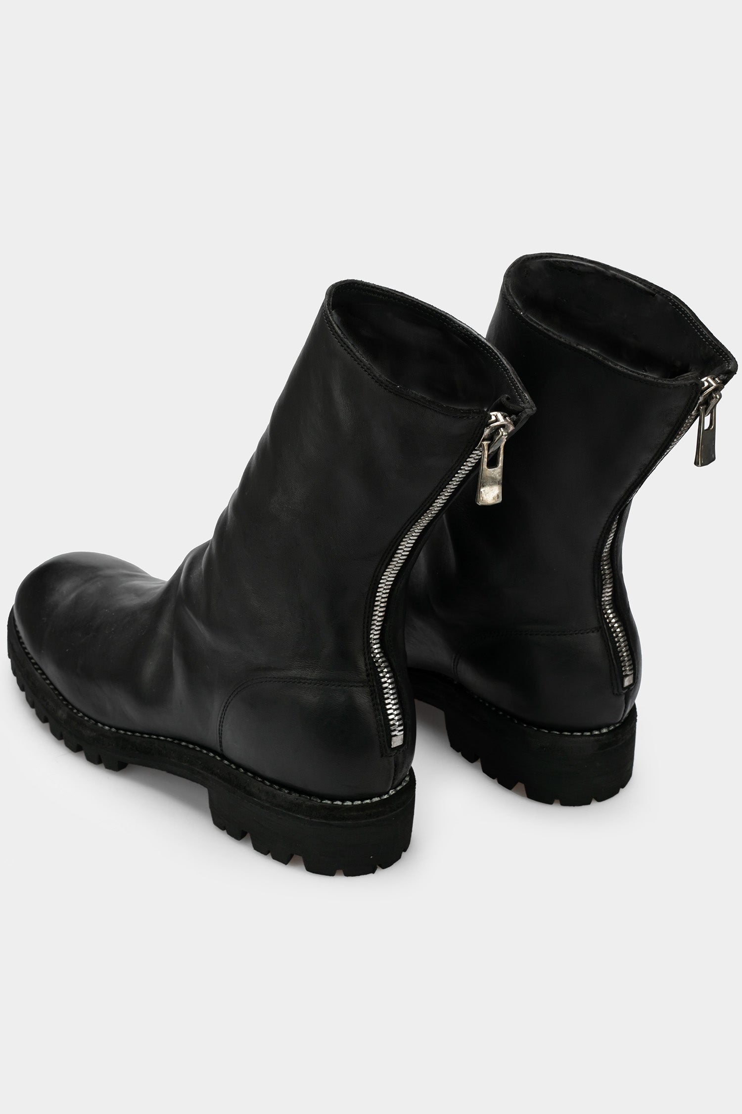 Back zip high top boots | 788VX