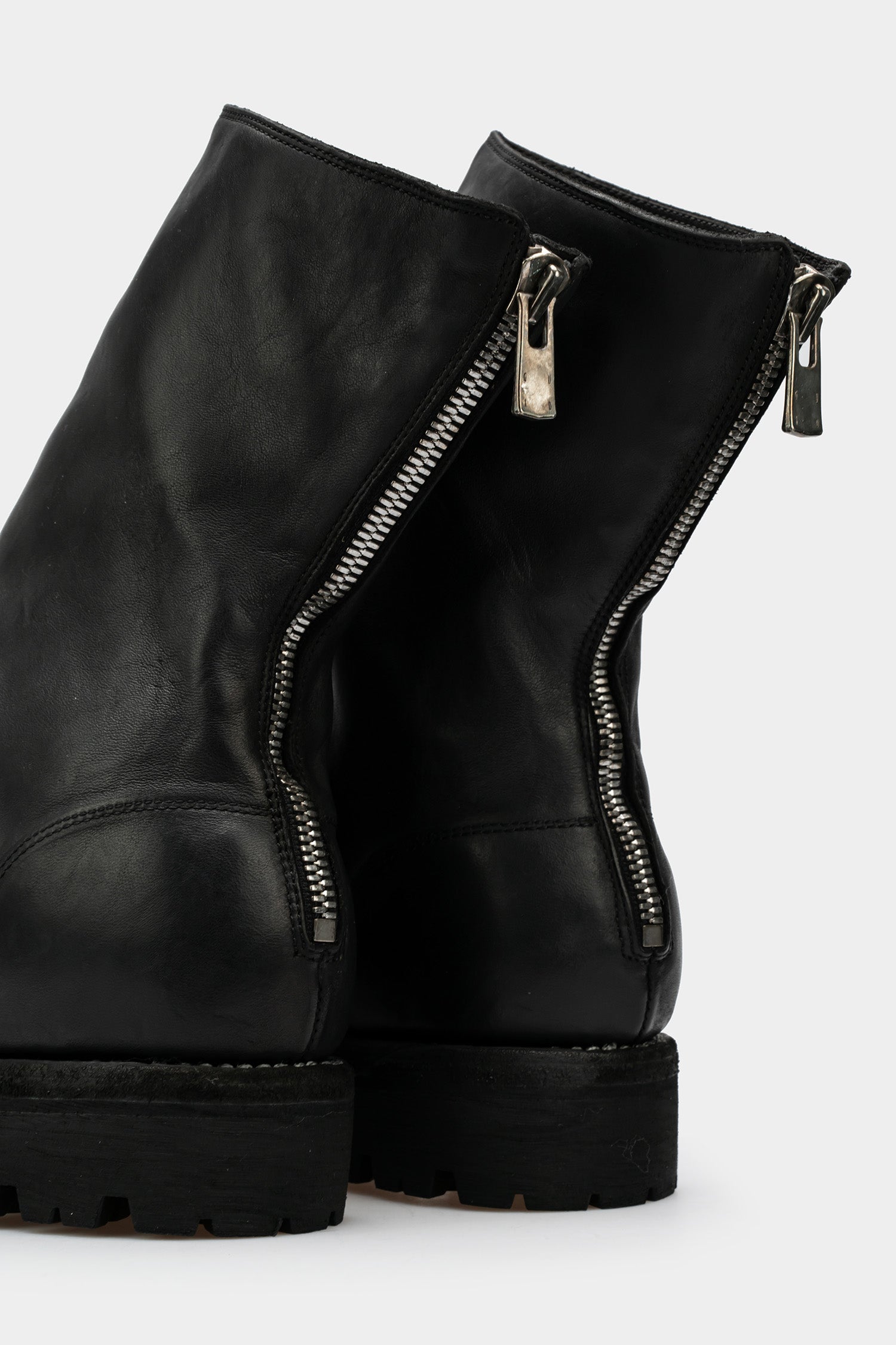 Back zip high top boots | 788VX