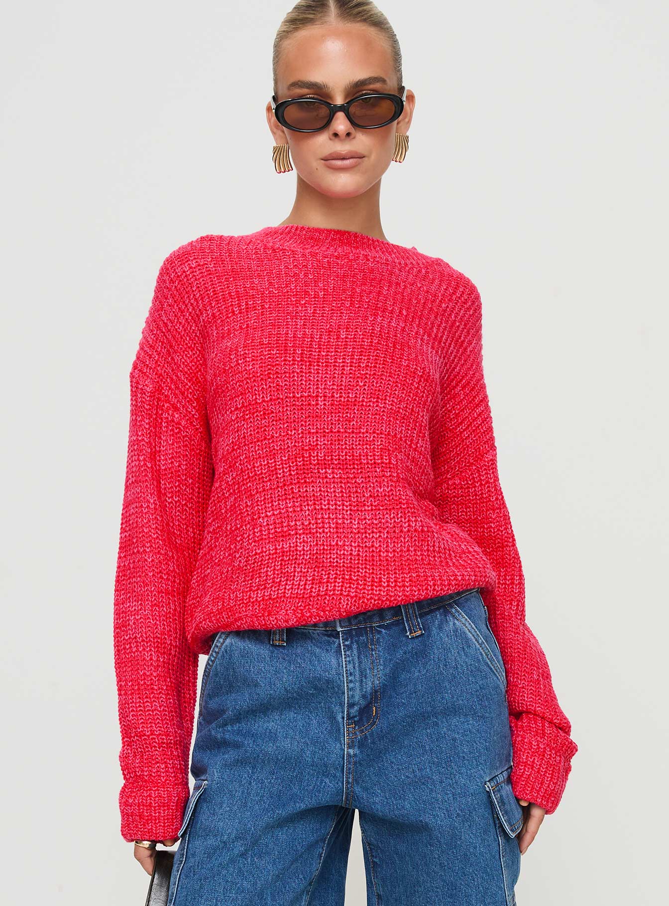 Bae Sweater Pink/Red