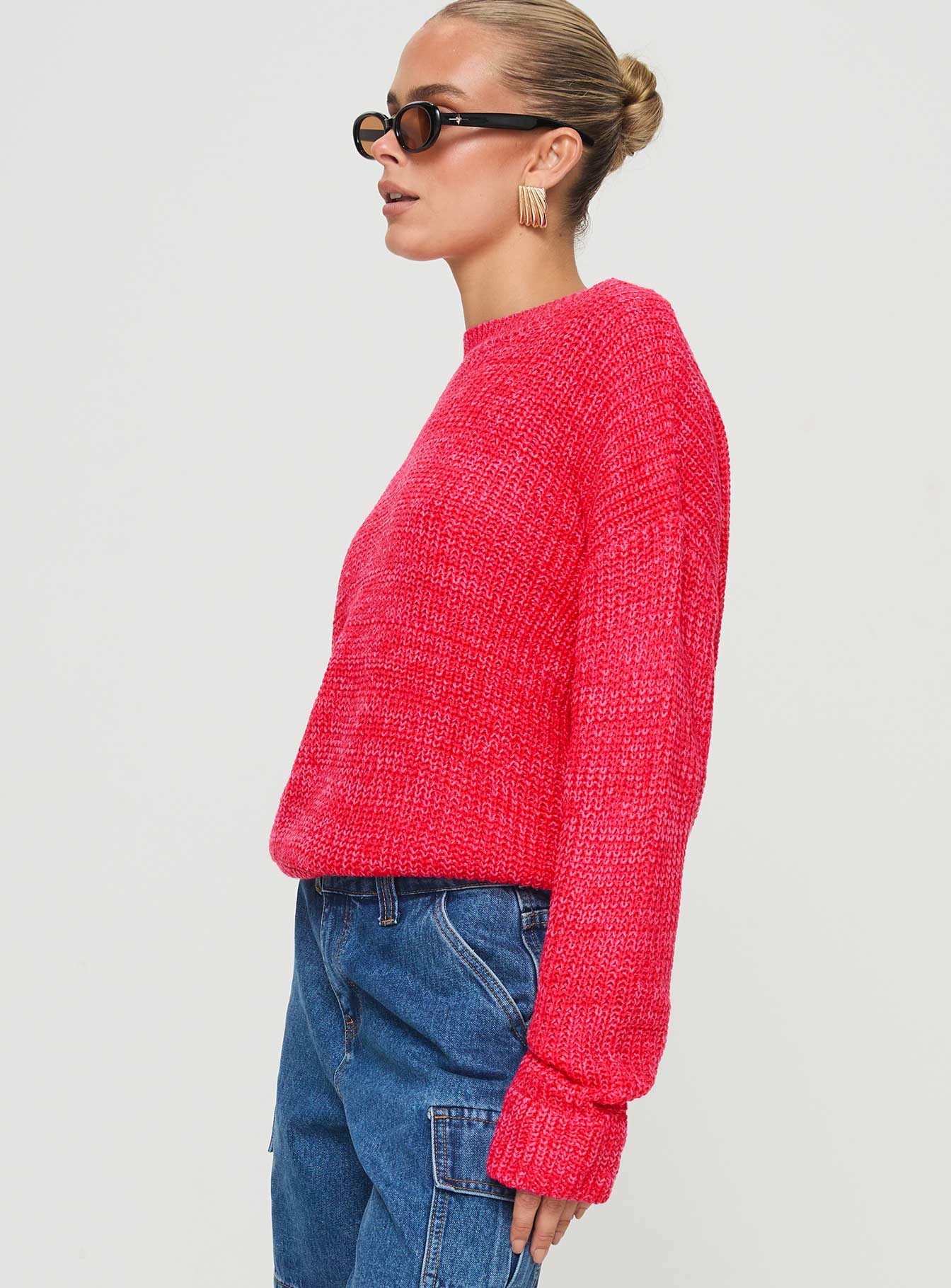 Bae Sweater Pink/Red