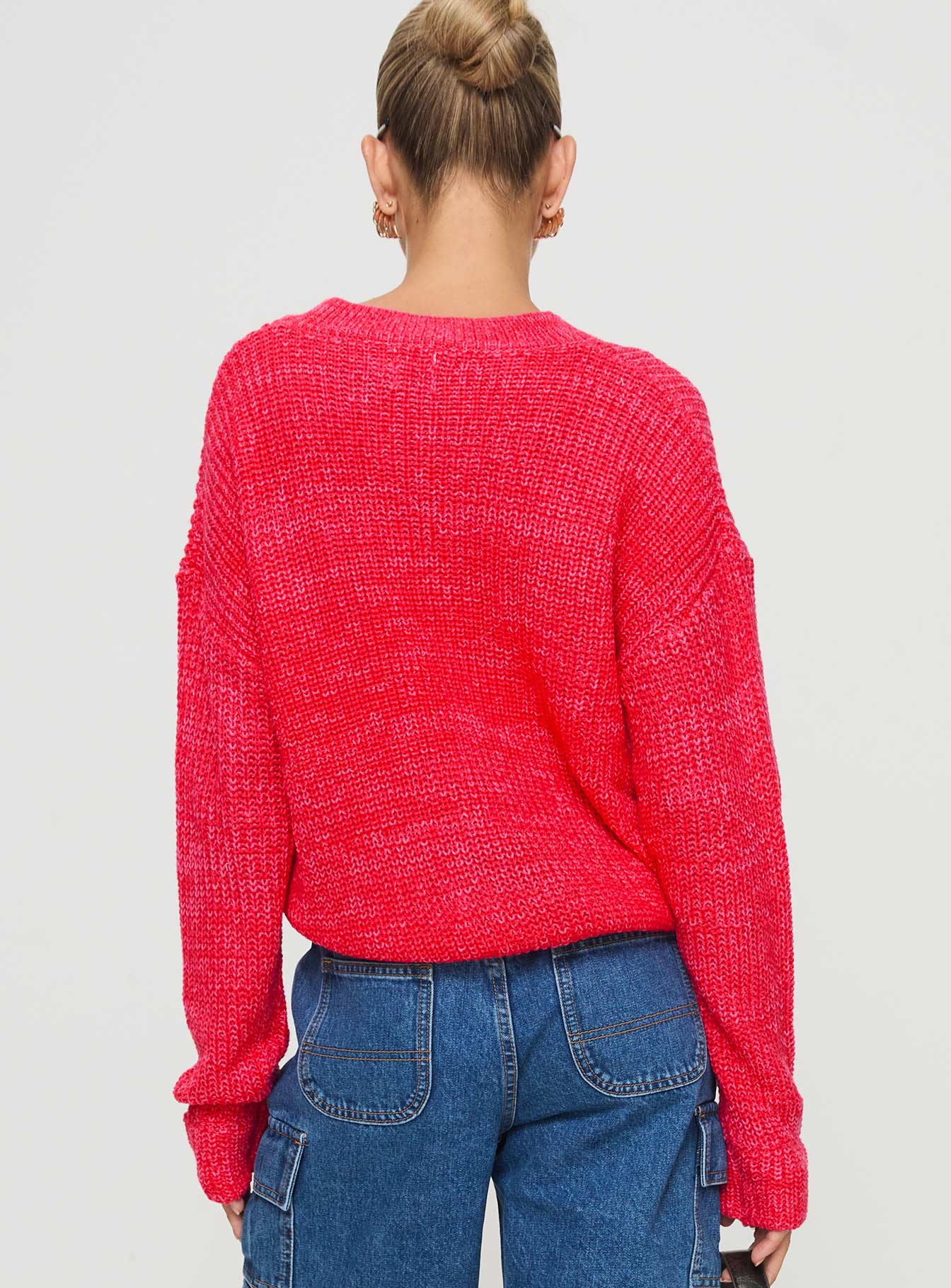 Bae Sweater Pink/Red