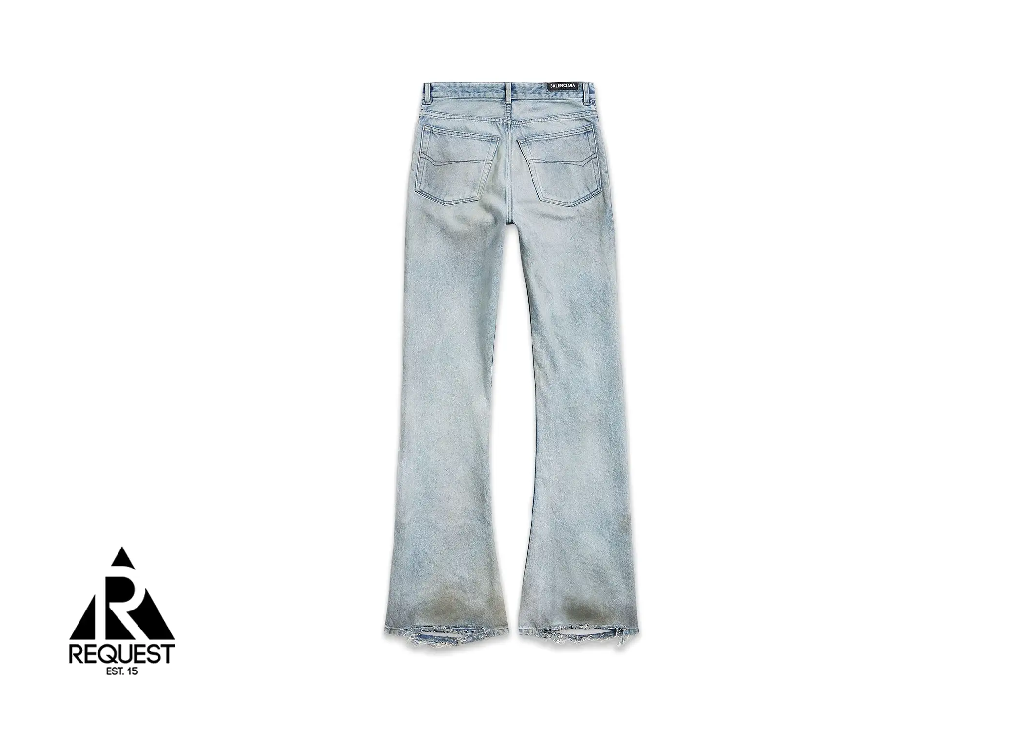 Balenciaga Bootcut Pants Blue