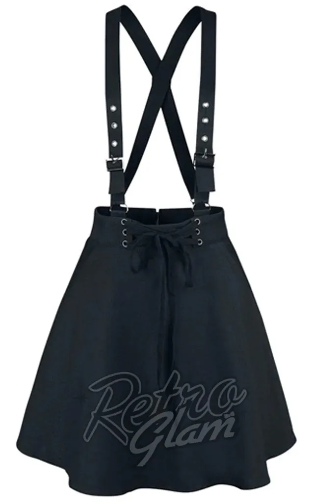 Banned Absence Of Light Suspender Skirt