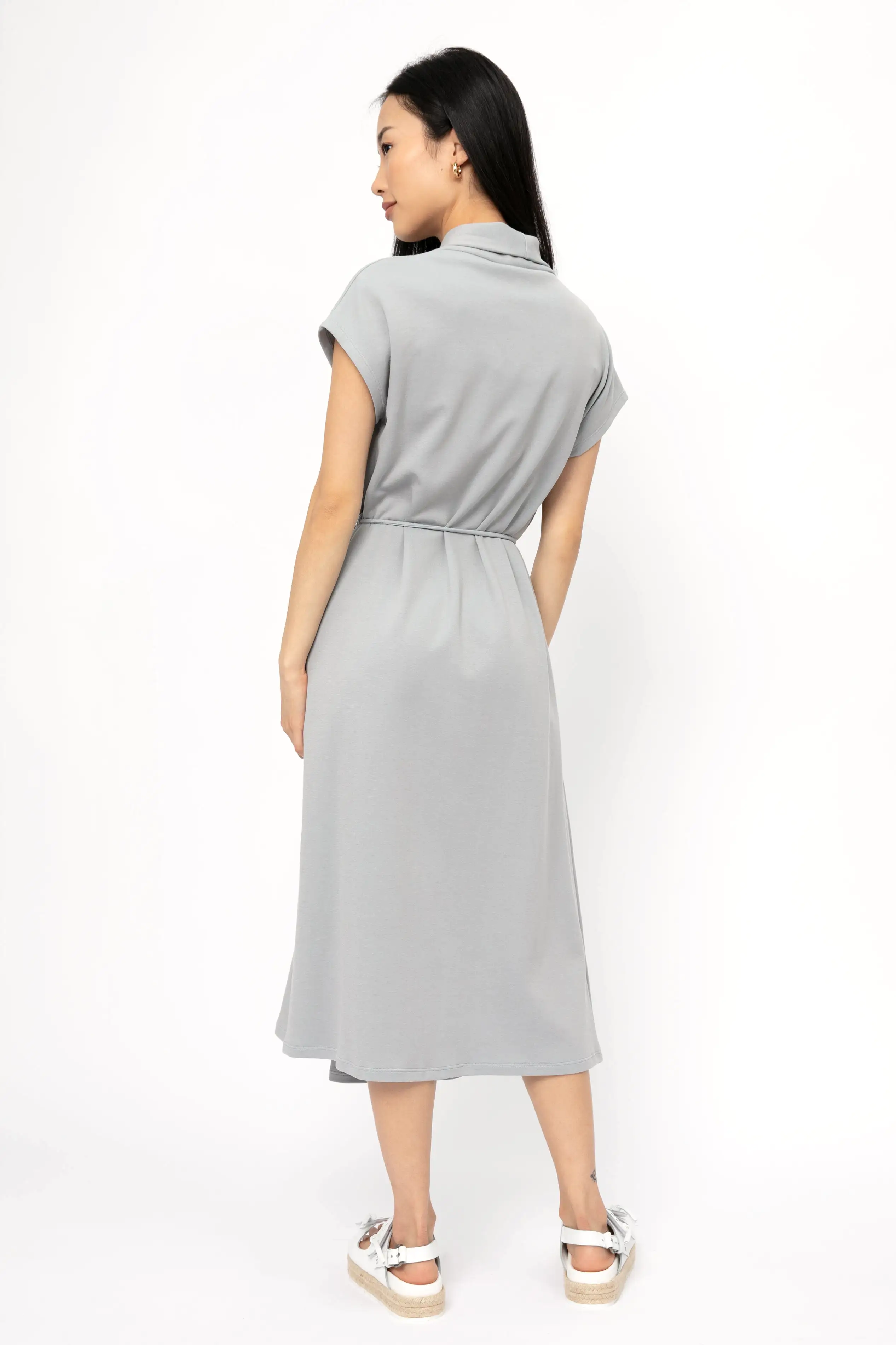 Benaco Dress in Water Blue