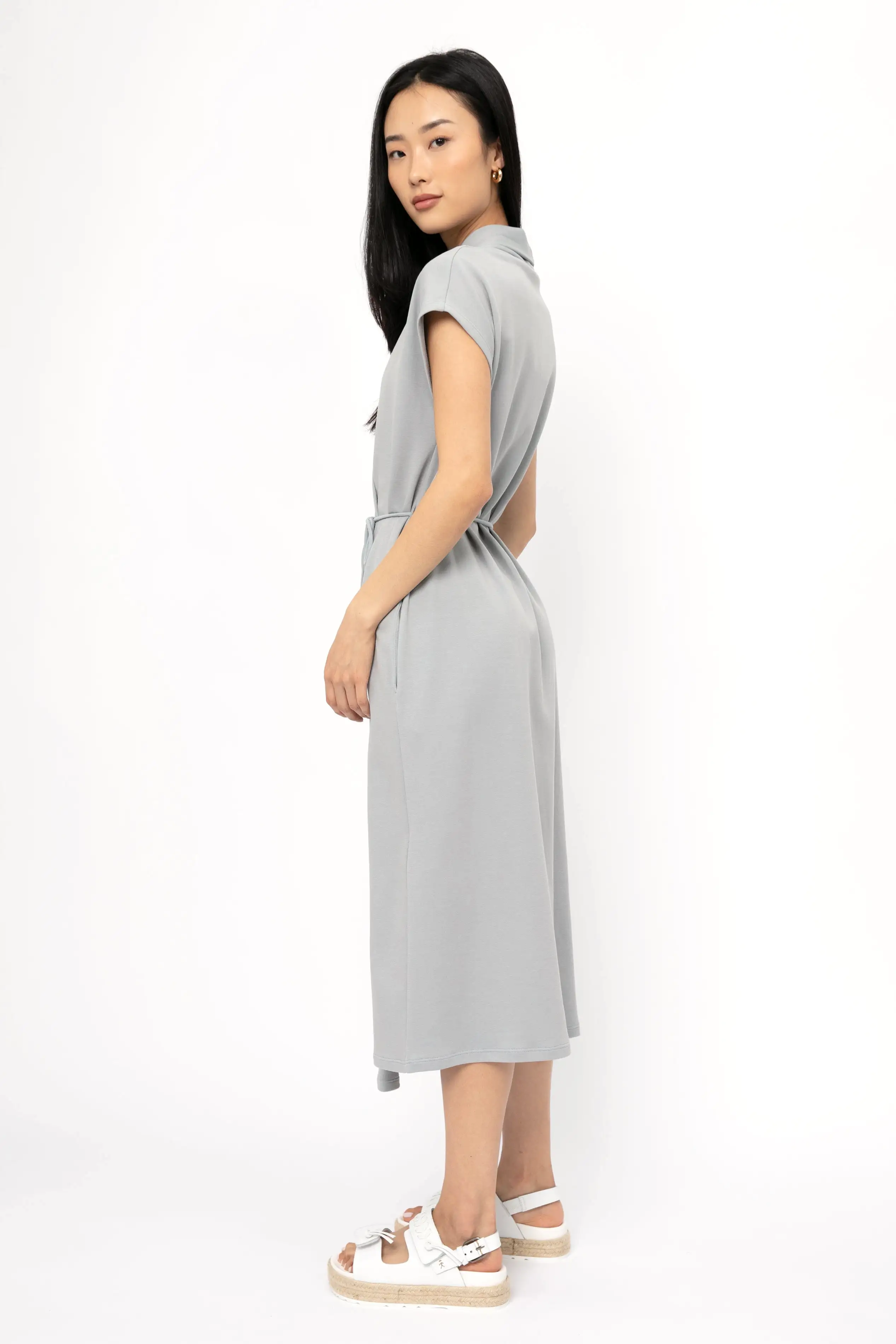 Benaco Dress in Water Blue