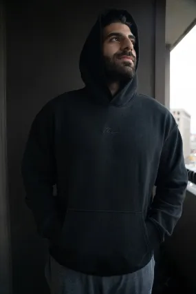 Black Heavyweight Oversized Hoodie