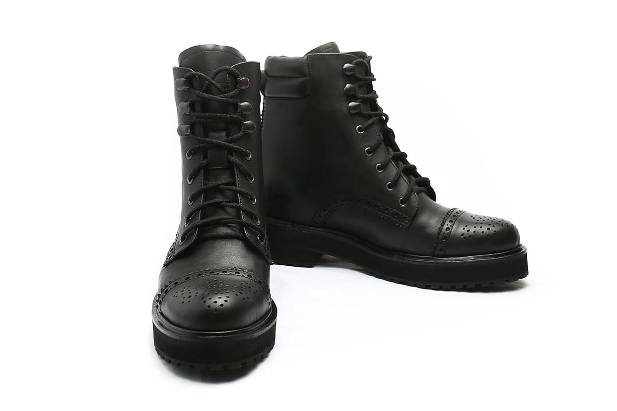 Boot Flor de Lis Black