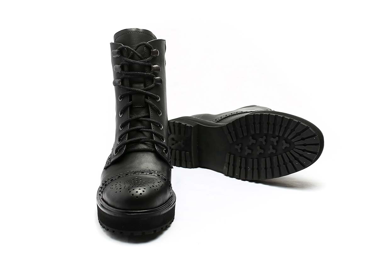 Boot Flor de Lis Black