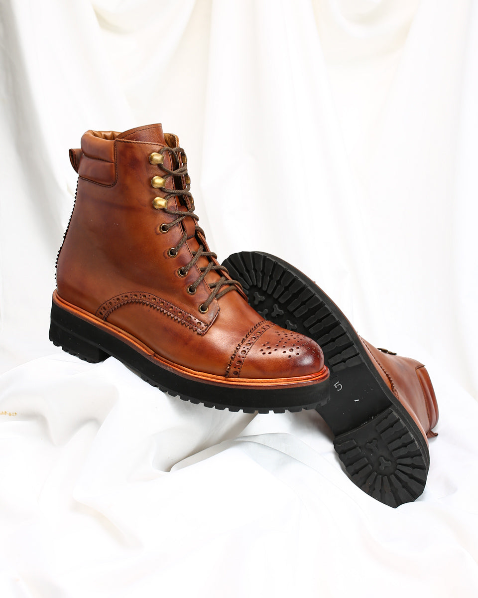 Boot Flor de Lis Brown