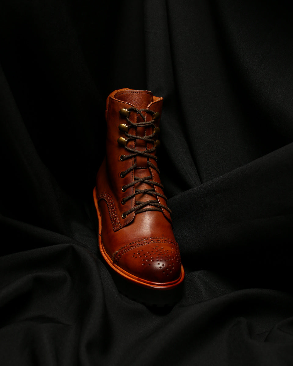 Boot Flor de Lis Brown