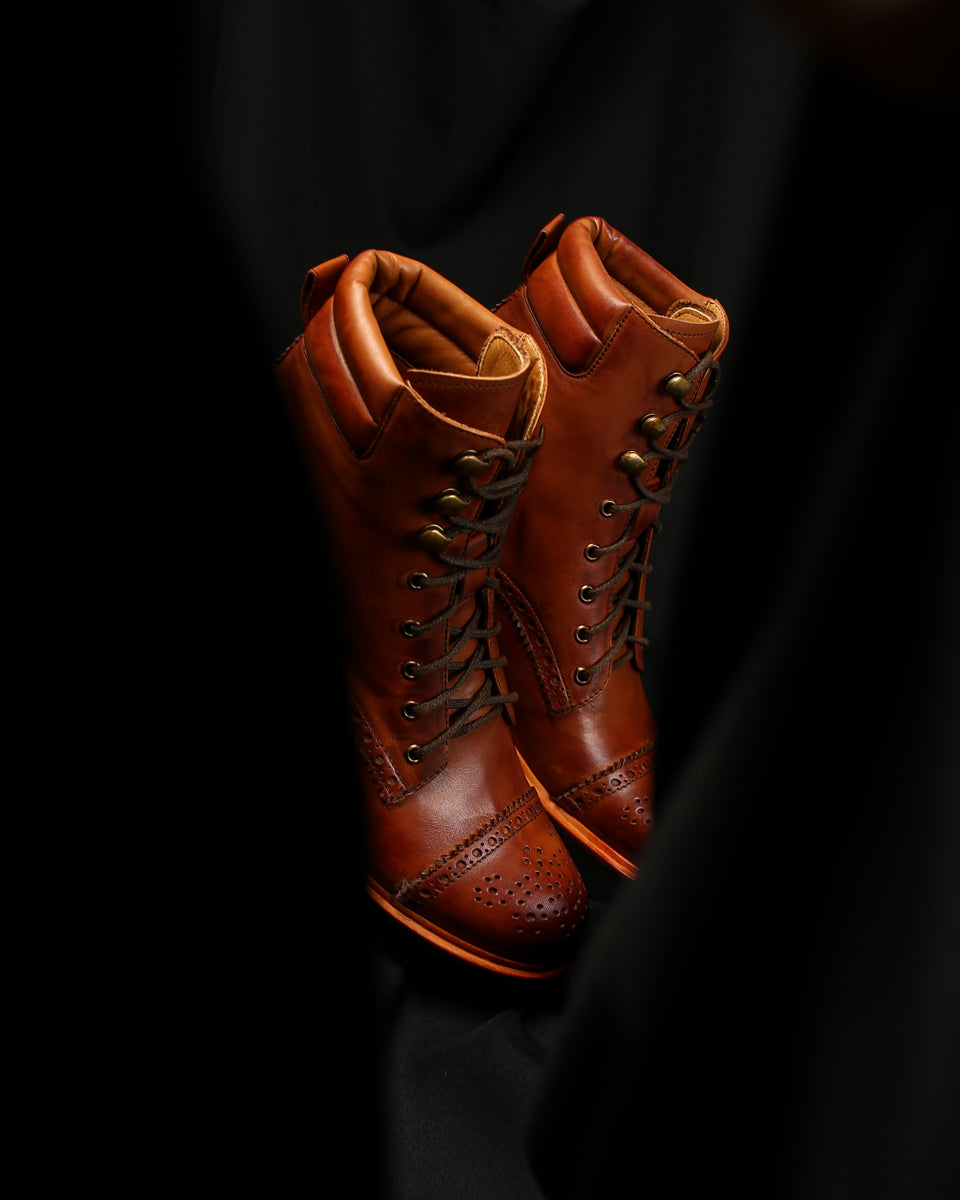 Boot Flor de Lis Brown