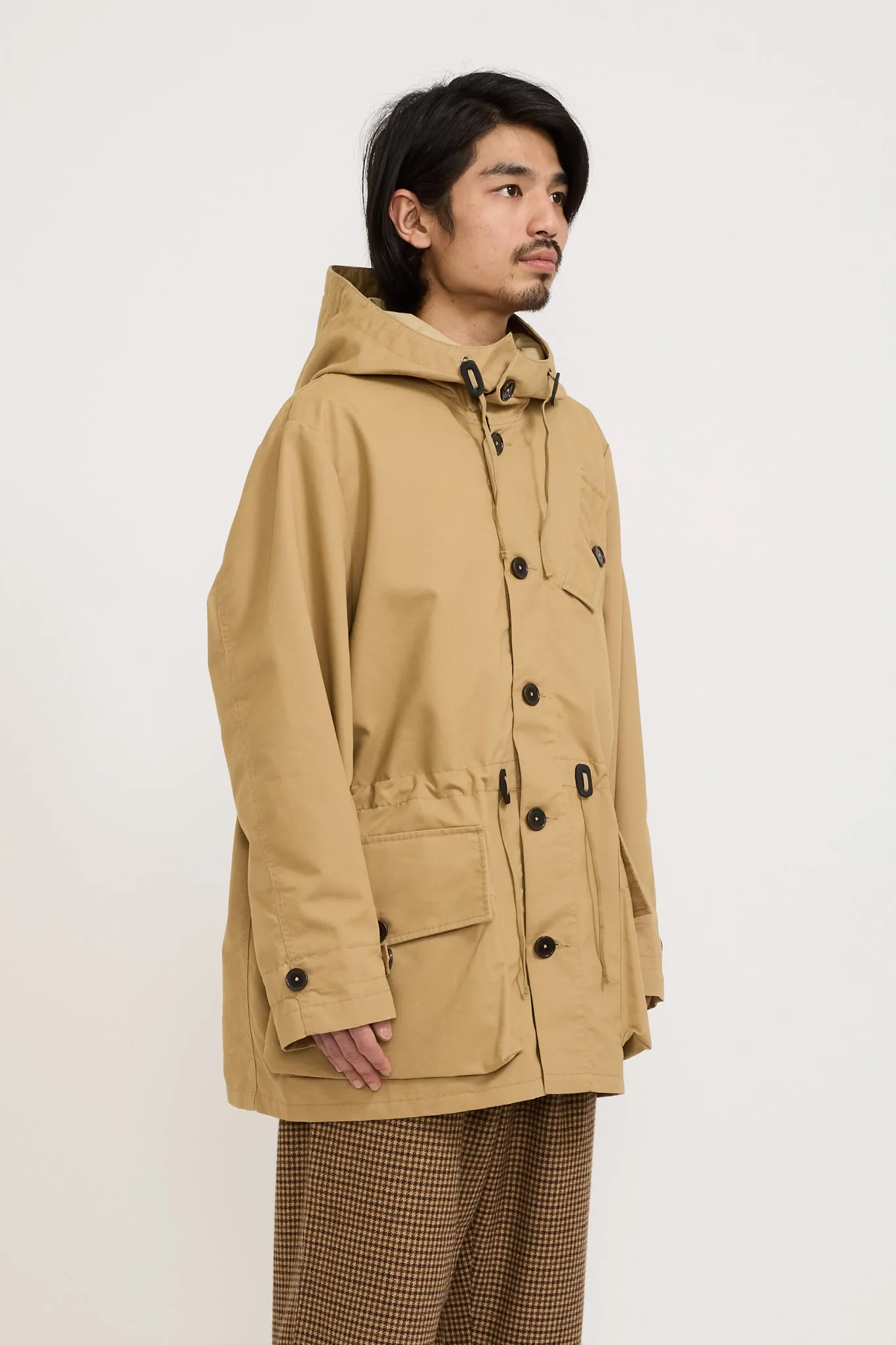 Boston Parka Brushed Polytech Sand