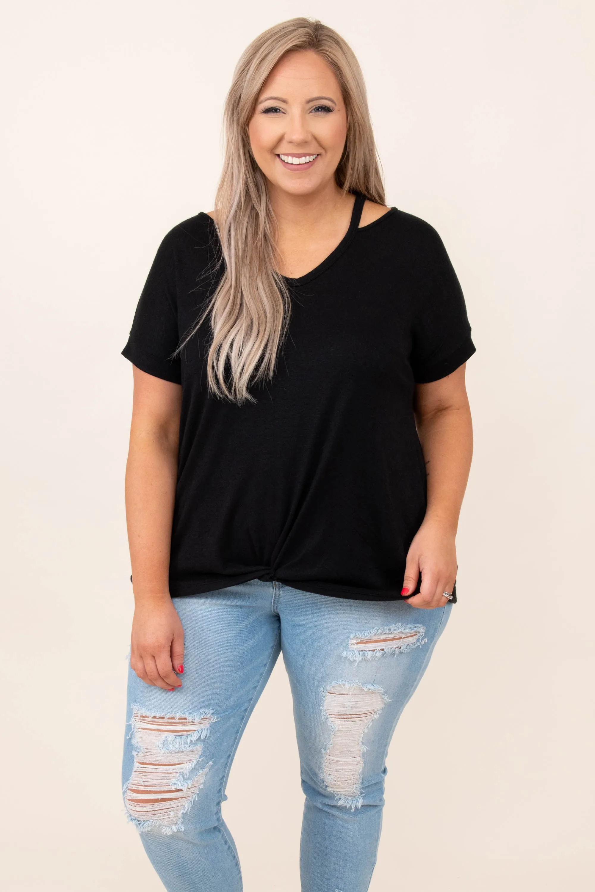 Breezy Mornings Top, Black