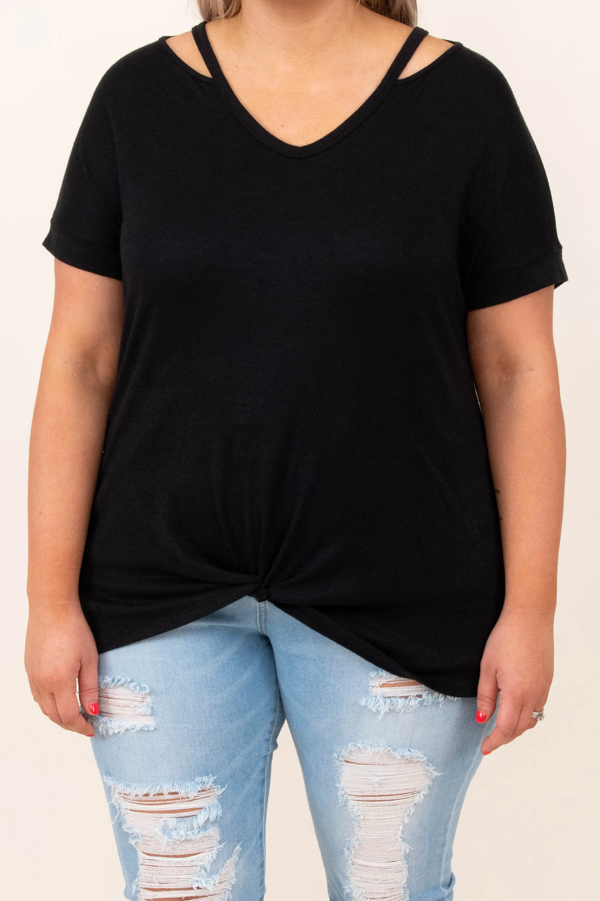 Breezy Mornings Top, Black