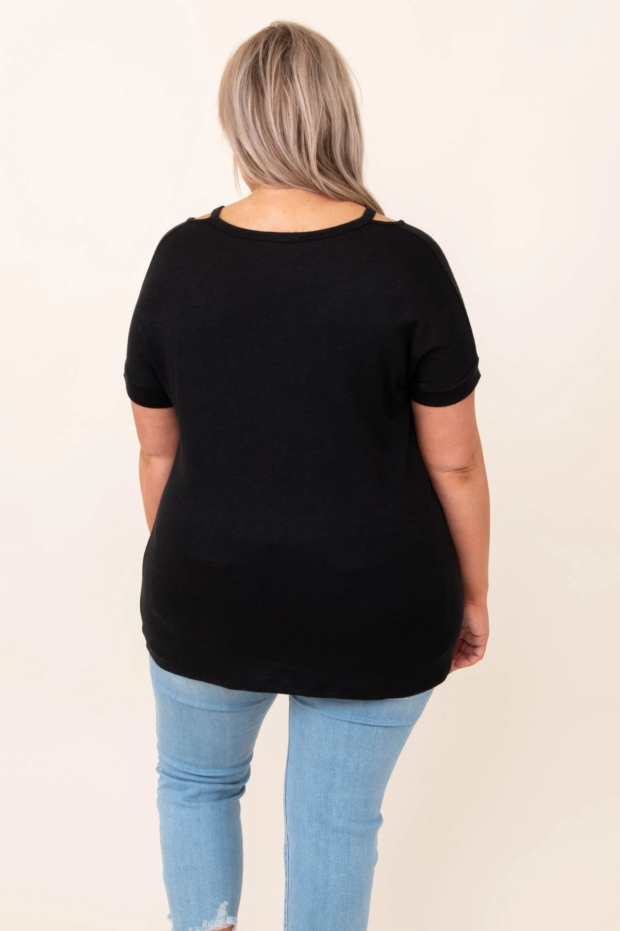 Breezy Mornings Top, Black