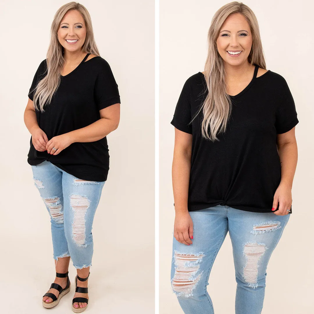 Breezy Mornings Top, Black