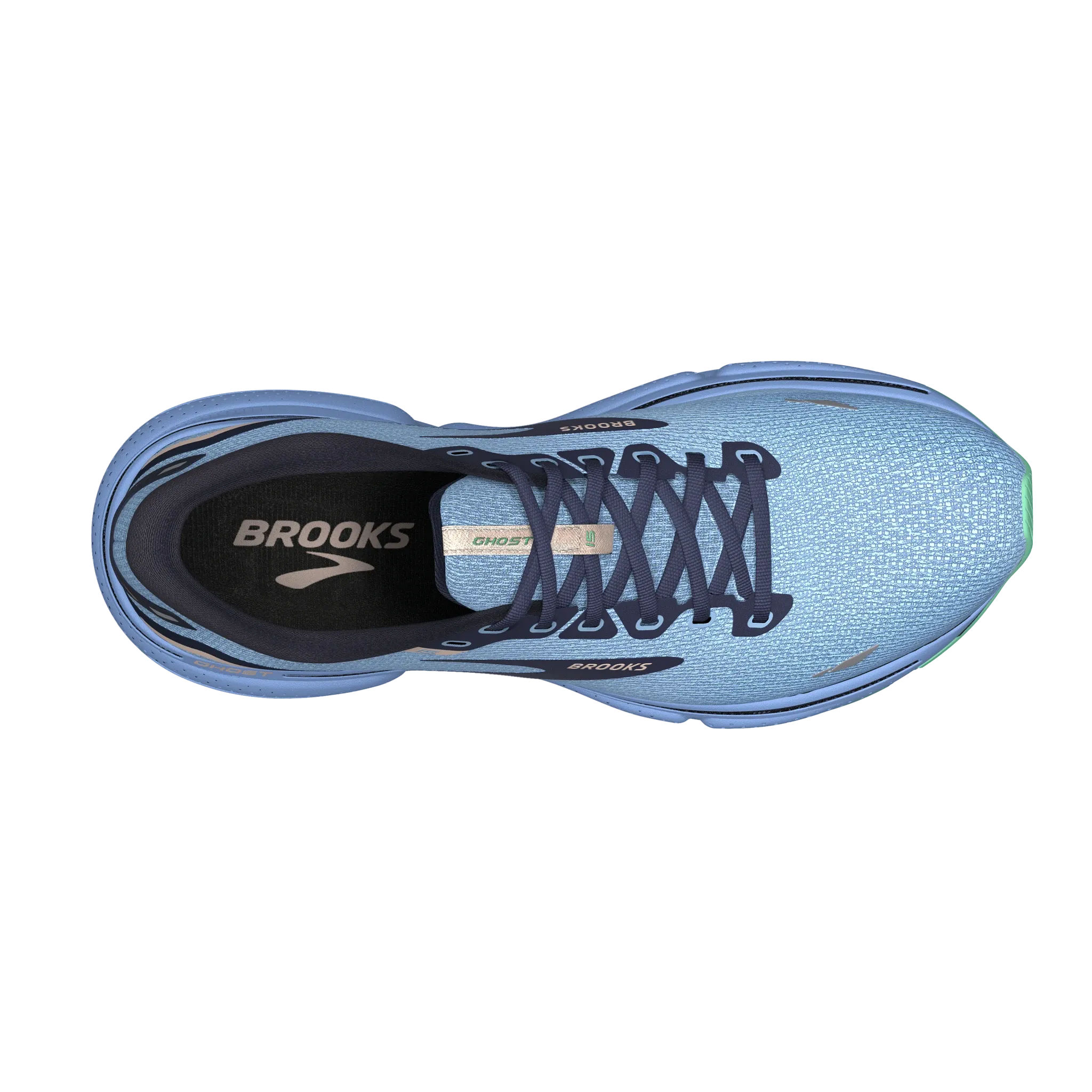 Brooks | Ghost 15 | Women's | Vista Blue/Peacoat/Linen