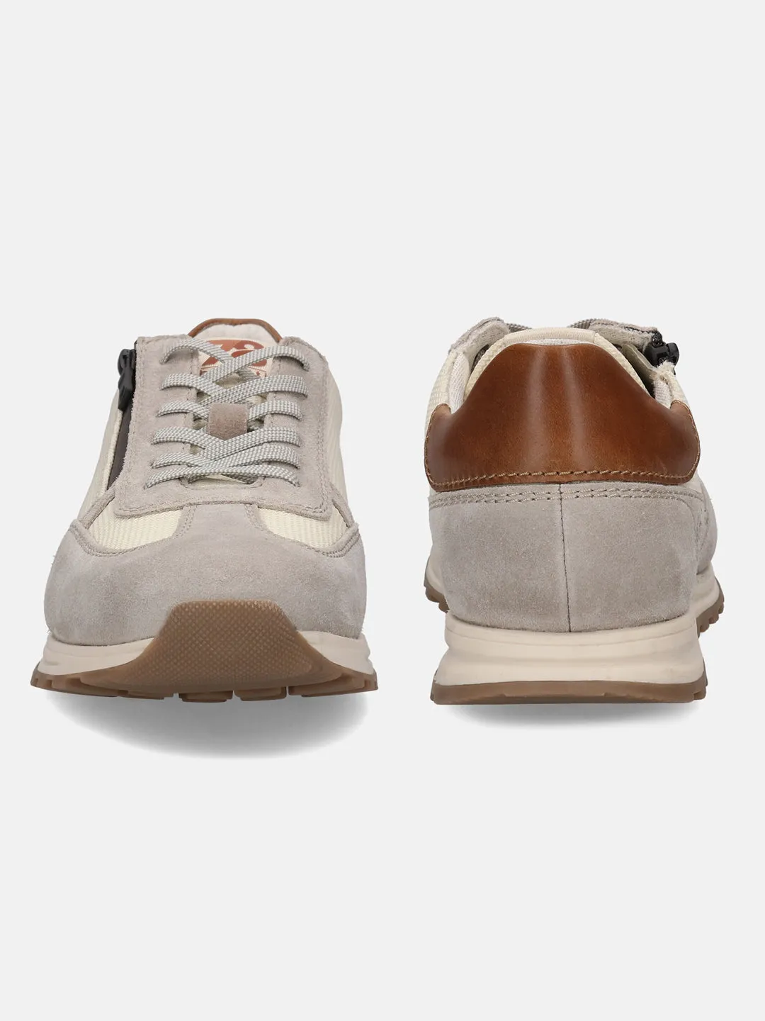 bugatti Sand & Beige Suede Sneakers