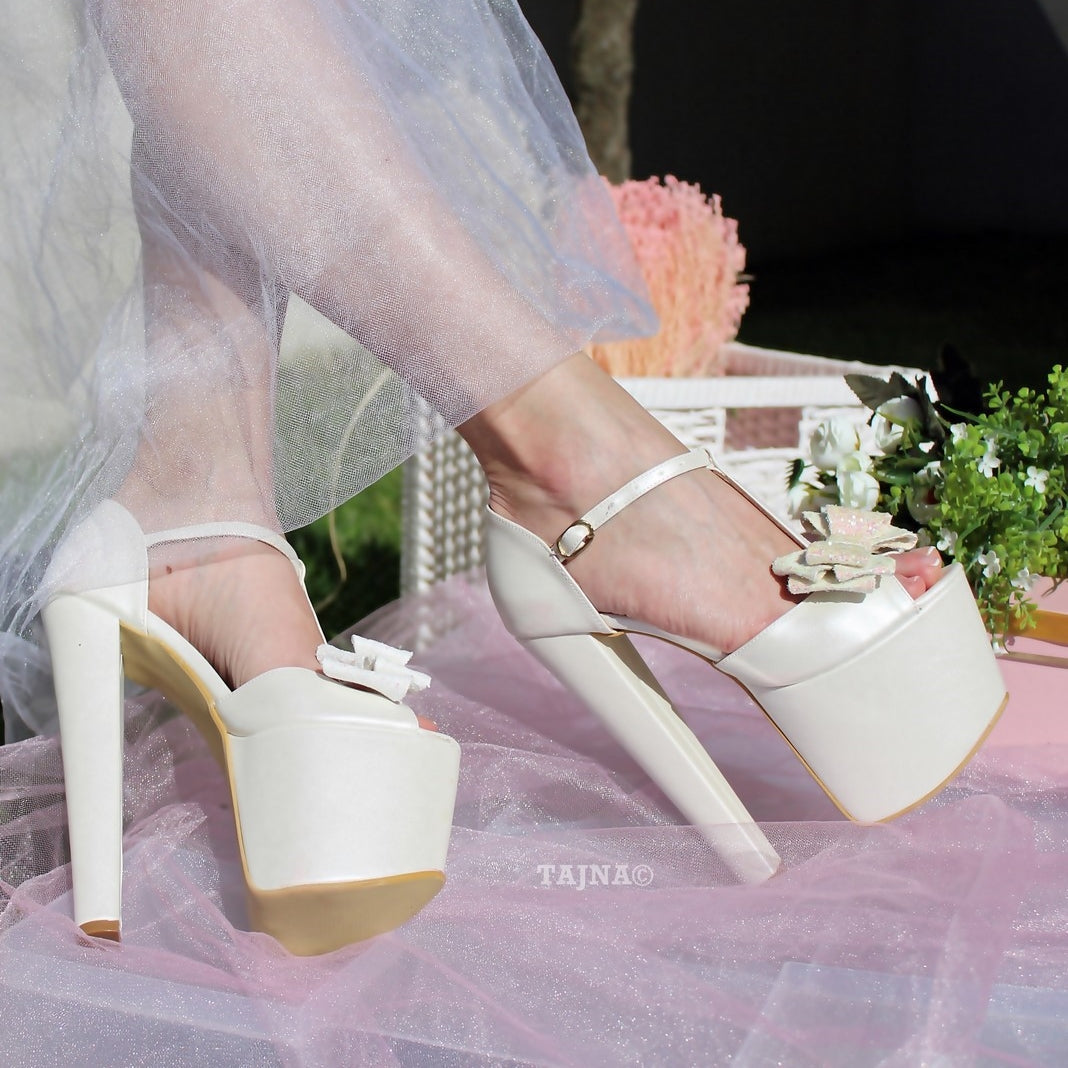 Butterfly Platform Wedding Shoes