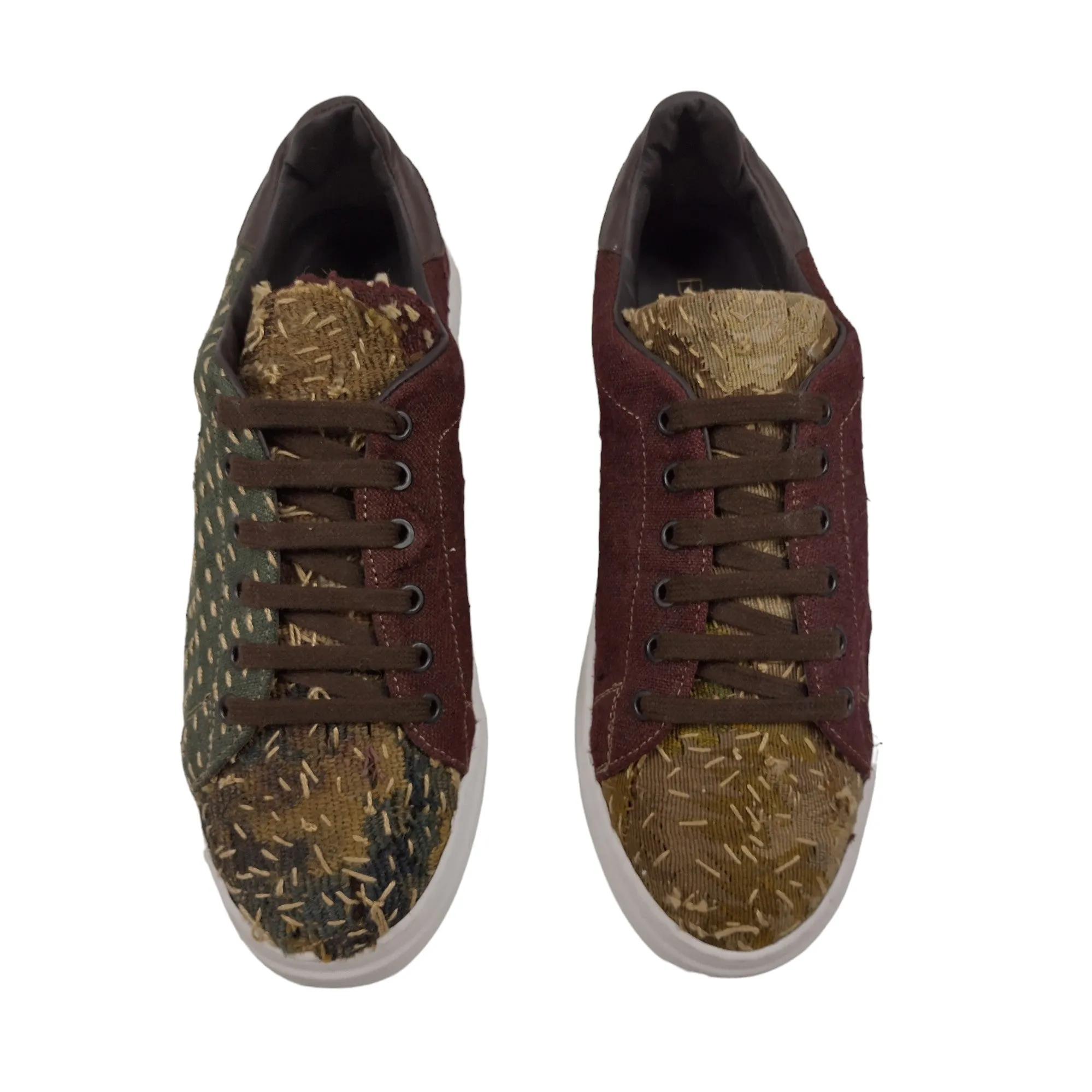 By Walid Wine/Khaki Sneakers