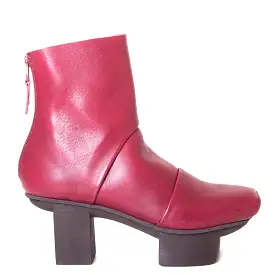 Challenge Platform Leather Ankle Boot