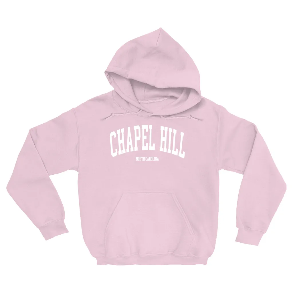 Chapel Hill North Carolina Classic Pink Adult Hoodie