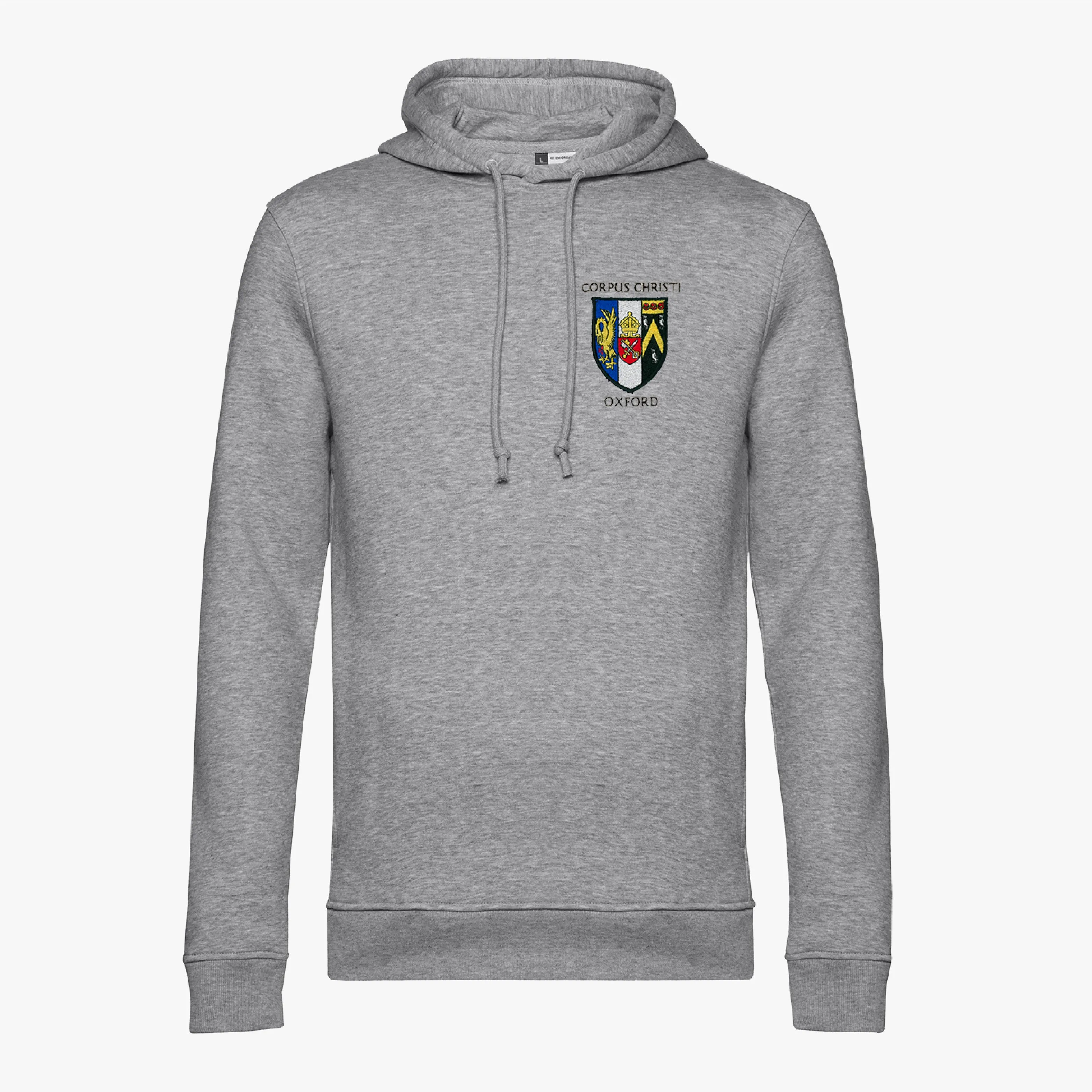 Corpus Christi College Men's Organic Embroidered Hoodie