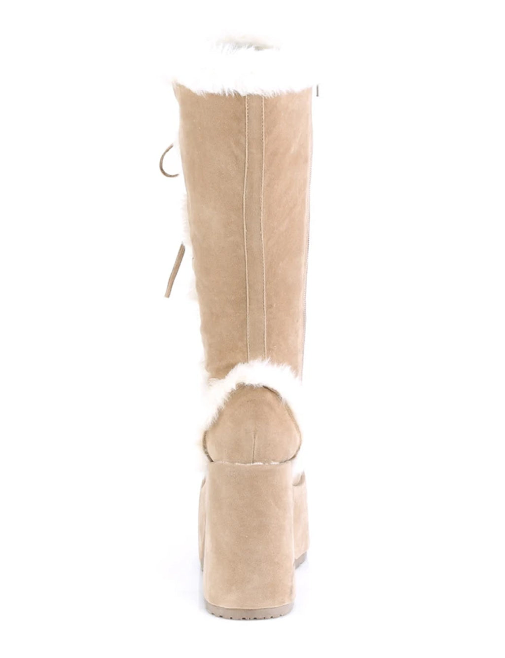 DEMONIA CAMEL 311 PLATFORM BOOTS - CAMEL