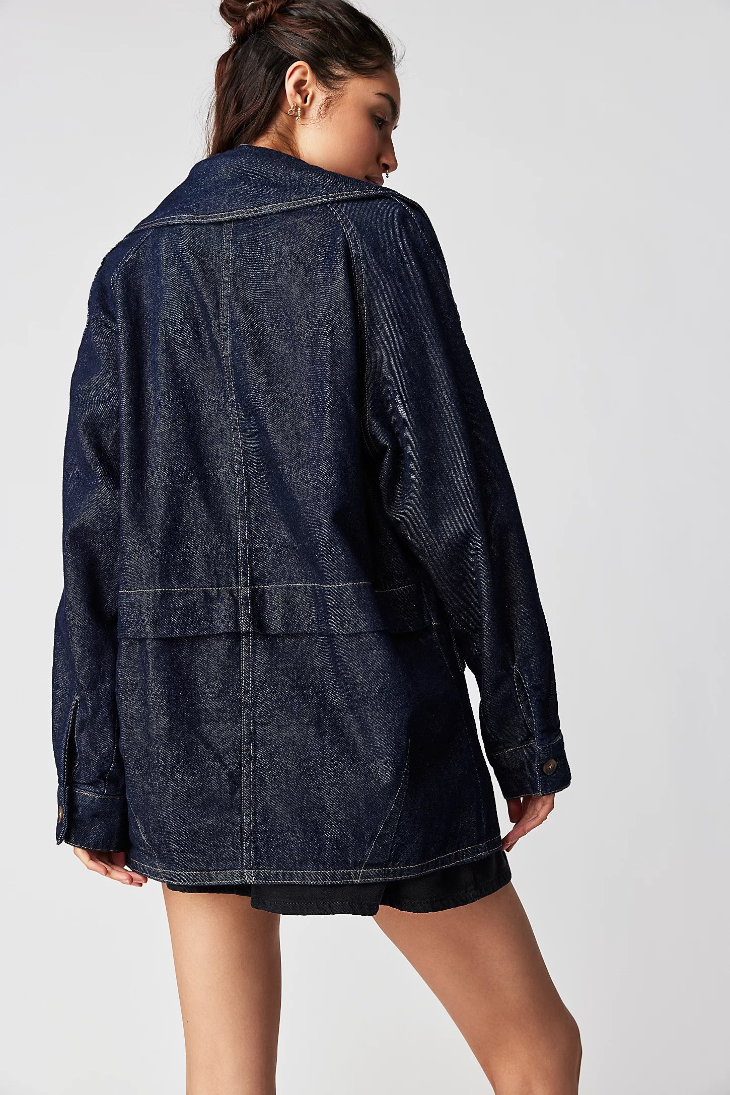 Denim Car Coat