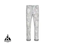 Dior Oblique Kasuri Monogram Jeans Grey/White