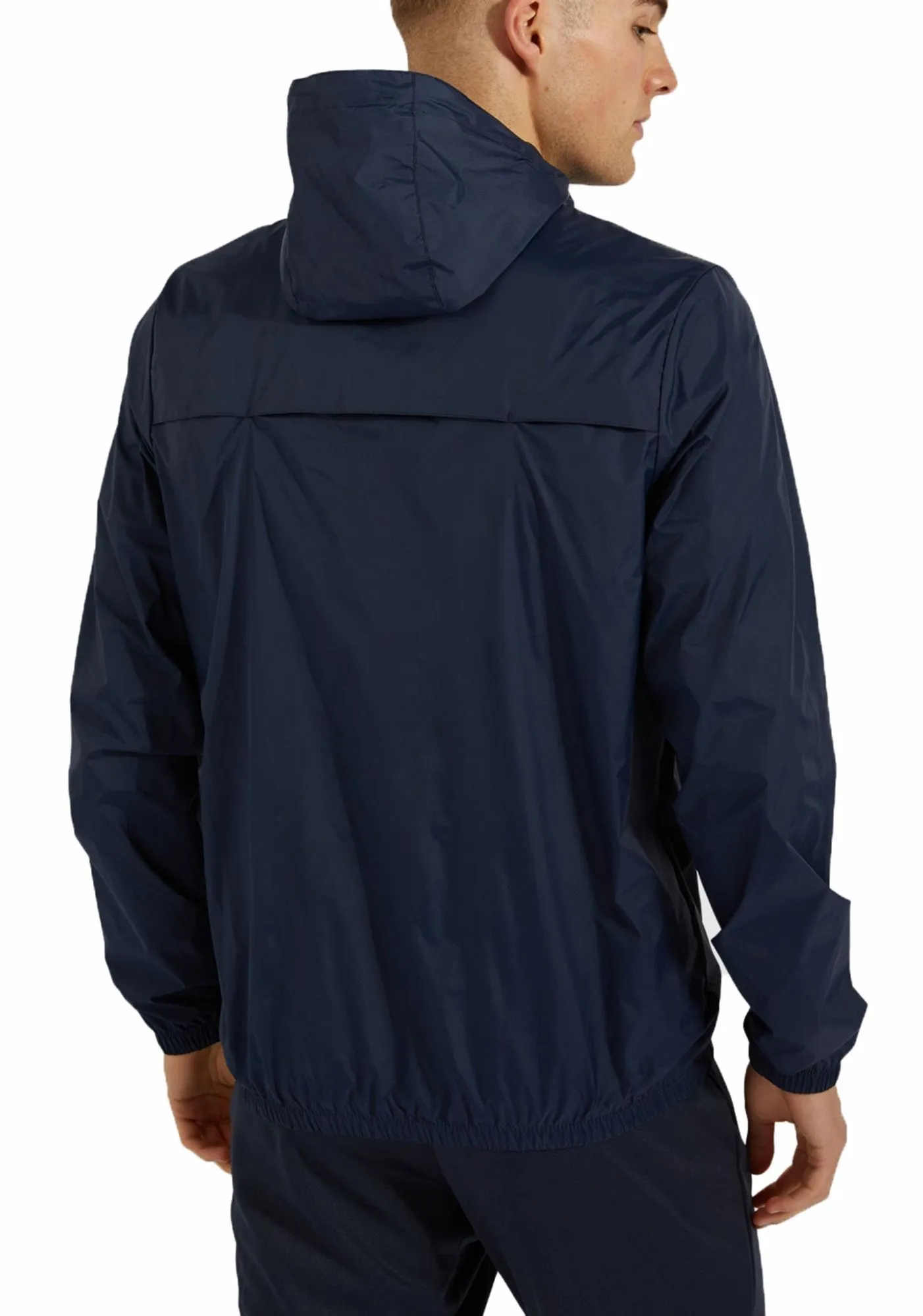 Ellesse Mens Cesanet Hooded Windbreaker Jacket Navy