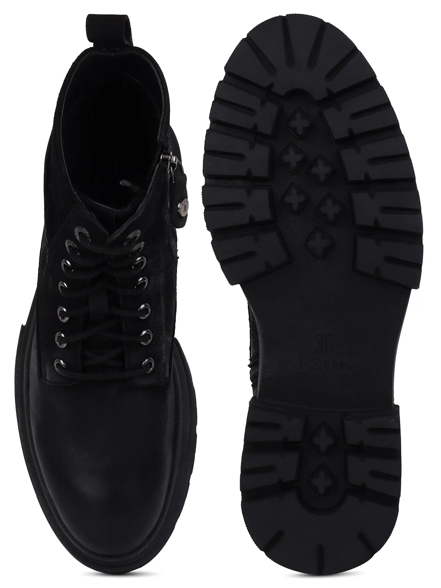 Ezok Black Stan Casual Boots Shoes