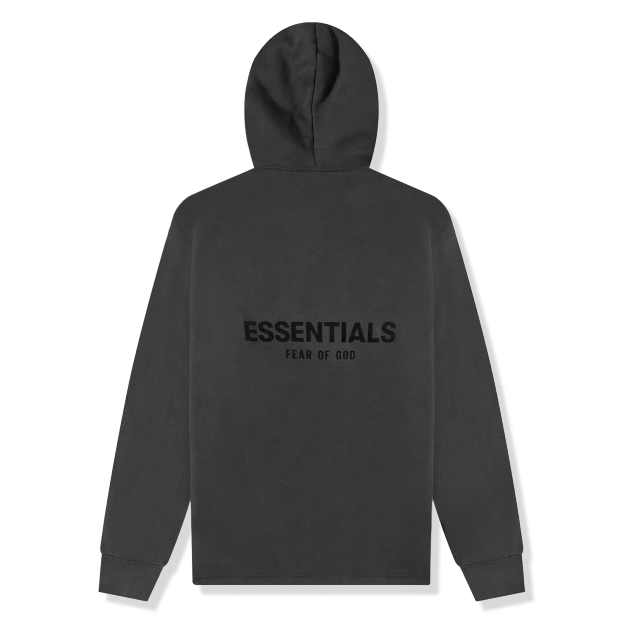 Fear Of God Essentials Relaxed Black Hoodie (SS22)