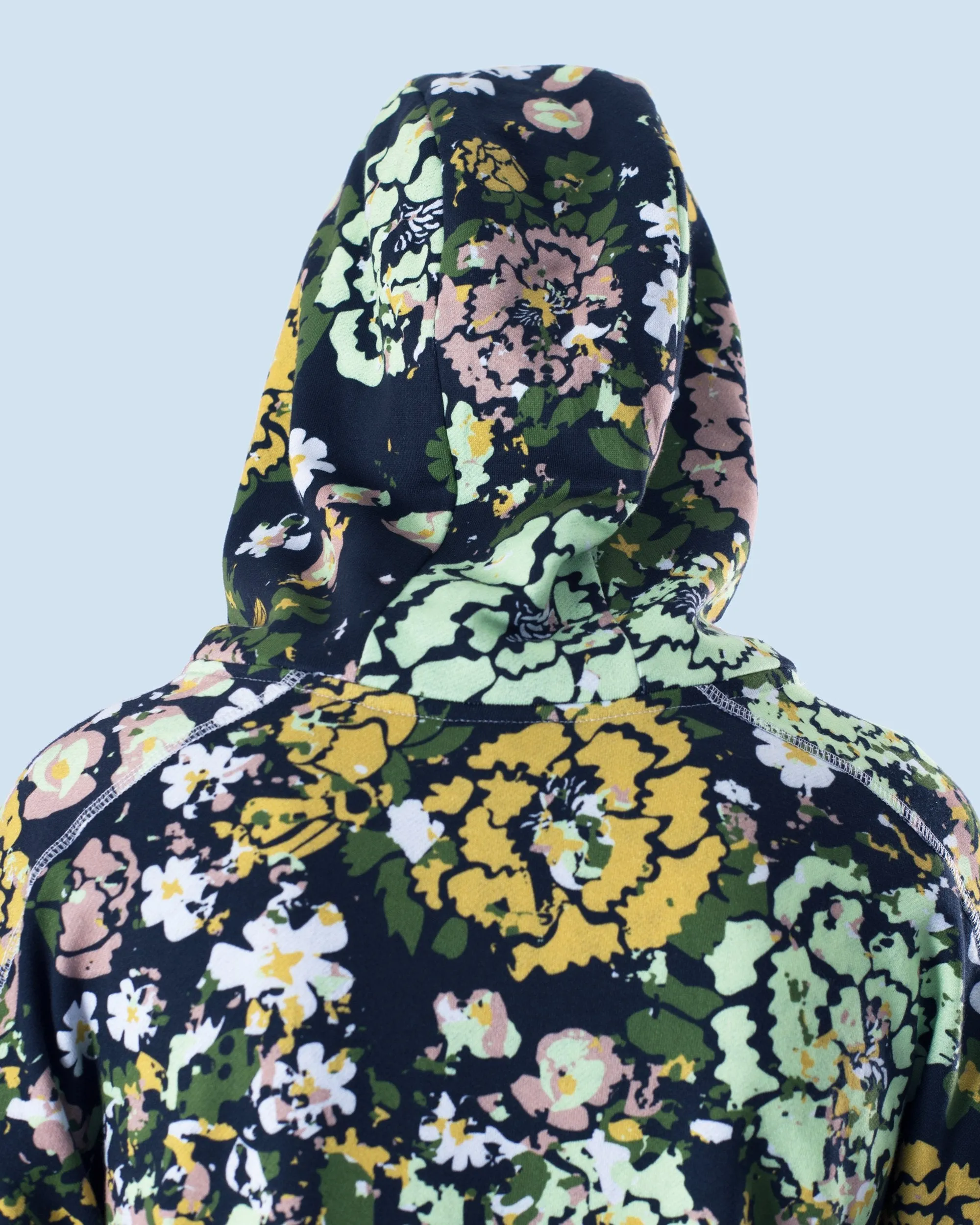 Floral Camo Oversized Parka Jumper - Maastokuvio