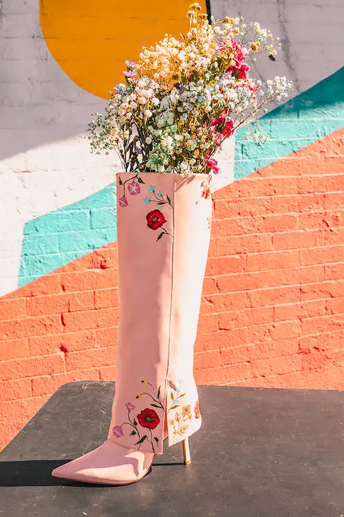 Floral Dreaming Boots- Custom by Florelle Studio