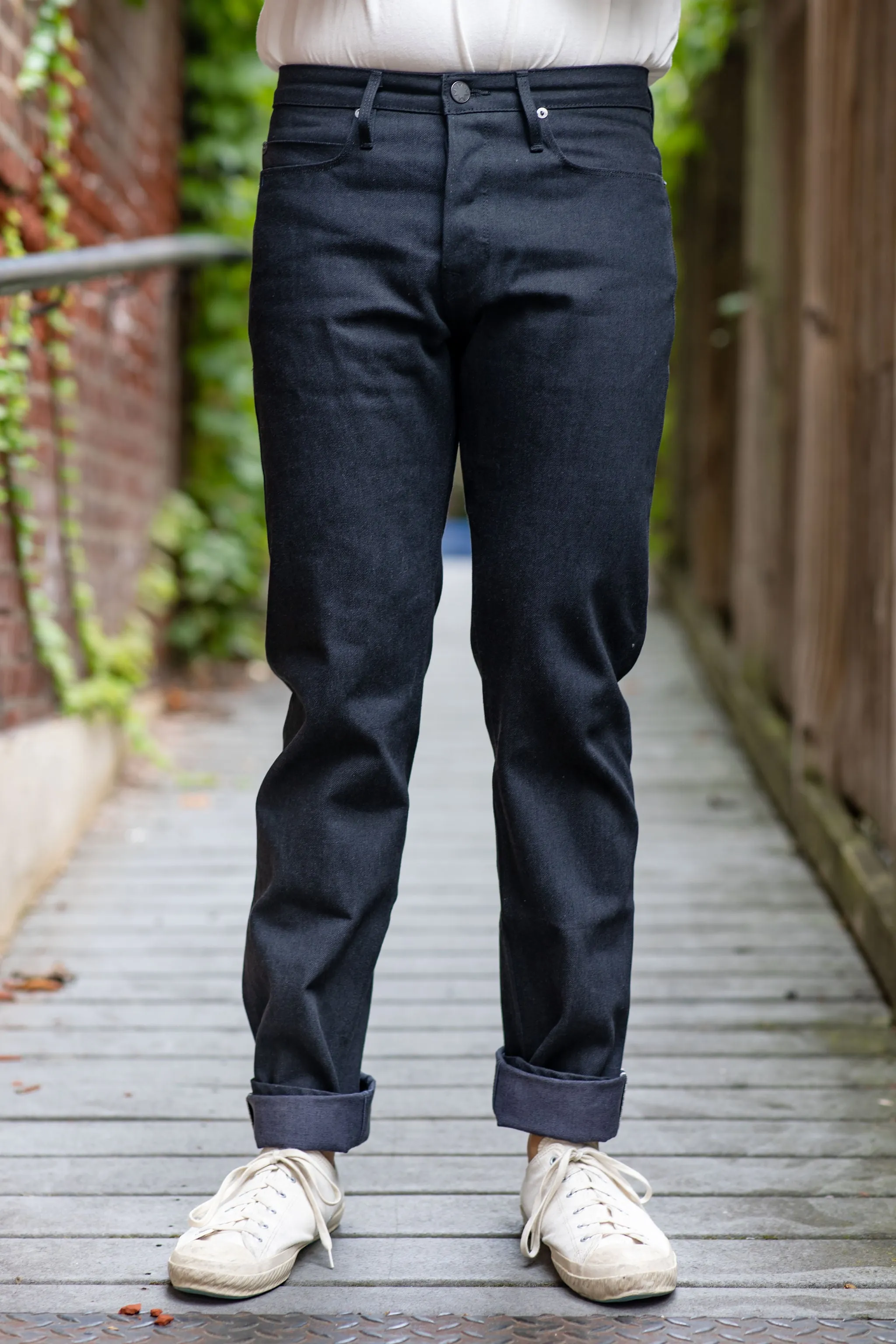 Freenote Cloth Portola Taper - 14.25oz. Black Grey Denim