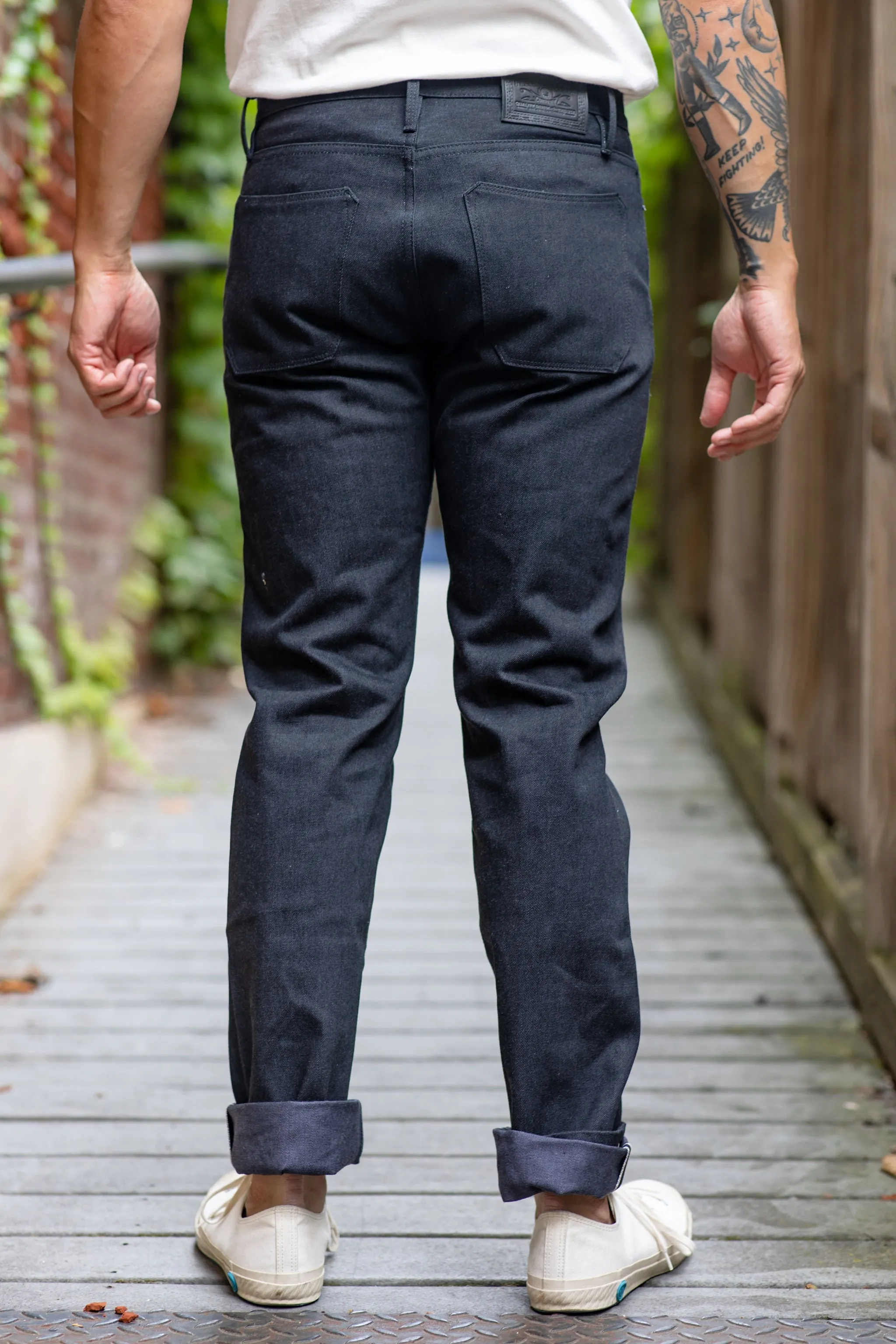 Freenote Cloth Portola Taper - 14.25oz. Black Grey Denim