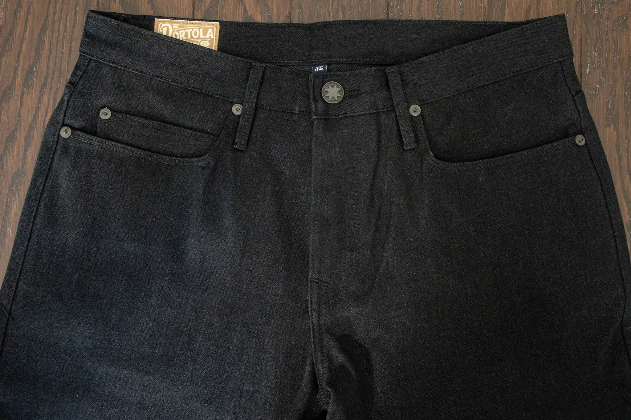 Freenote Cloth Portola Taper - 14.25oz. Black Grey Denim